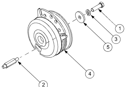 Pto Clutch Diagram and Parts List for LT2180 13A254G710-13A254G712 Cub Cadet Lawn Tractor